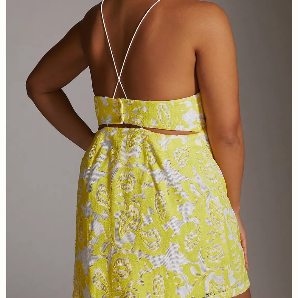 Anthropologie Maeve Strappy Lace Mini Dress. NWT US 14/UK 18